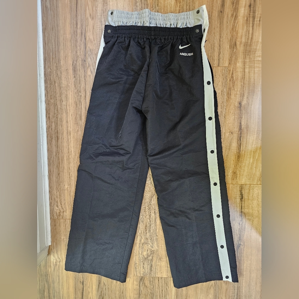 NIKE X AMBUSH BROOKLYN NETS WOMEN'S TEARAWAY PANT - BLACK - Picture 8 of 14